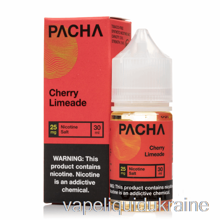 Vape Liquid Ukraine Cherry Limeade - Pacha Salts - 30mL 25mg
